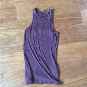 All Saints Maroon Tank